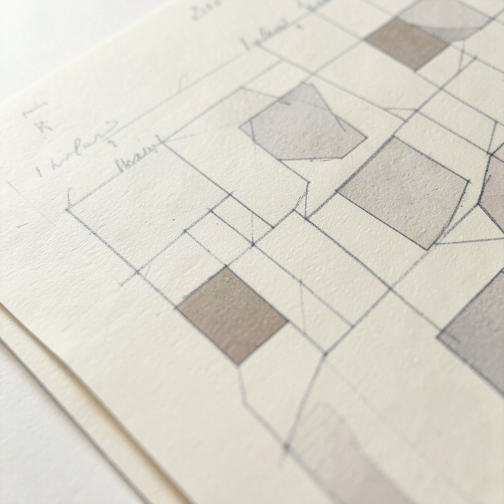 Printed monthly scorecard with soft pencil annotations